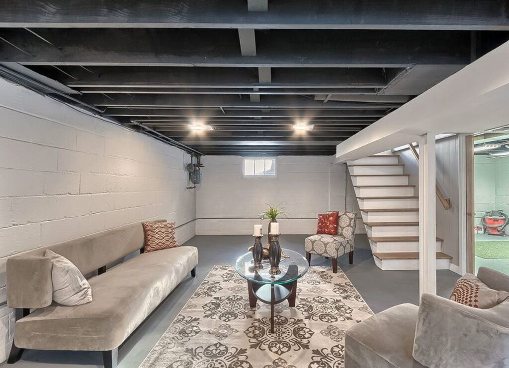 13 Clever Unfinished Basement Ideas on a Budget, You Should Try!
